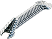 Double Ended Open Jaw Wrench Sets, AF-Sizes