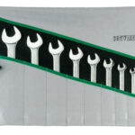 Double Ended Open Jaw Wrench Set, 12 pcs., 1/4×5/16 – 1.1/16×1.1/4″ AF